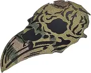[LEGEEON] Norse Raven Skull Lasercut Viking Patch Tactical [Multicam]