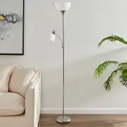 Sherwood Lighting Sprout Floor Uplighter Floor Reading Lamp - Grey