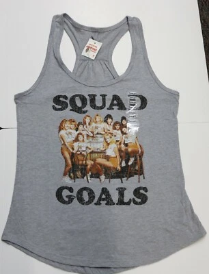NEW! HOOTERS AUTHENTIC SQUAD GIRLS OF HOOTERS RAZORBACK (M) MEDIUM TANK TOP