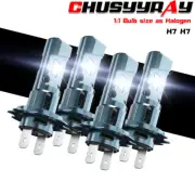 H7+H7 LED Combo Headlights High Low Beam Kit Bulbs For Smart Fortwo 2008-2015 (for: Smart)