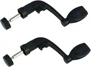 2pcs Metal Power Handles for Fishing Reel Sturdy Lightweight Comfortable Grip Rotation Handle