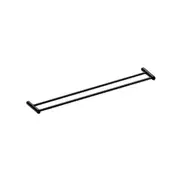 ALDER AVVA Round Double Towel Rail - 600mm - Matte Black