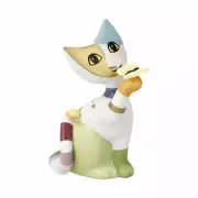 Goebel figurine Rosina Wachtmeister mini cat Ilario decorative figurine bisqu...