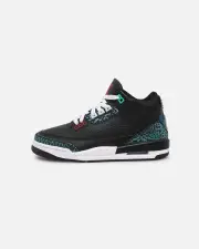 [JORDAN] Jordan Kids' Air Jordan 3 Retro "Moto" (Gs) Black/red - Size 7Y 7Y Black/Red