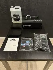 American DJ VF Flurry Snow Machine Flake Effect Remote + Gallon Fluid/Juice