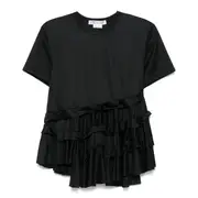 [COMME des GARCONS COMME des GARCONS] Polyester Back Pin Mesh Skirt
