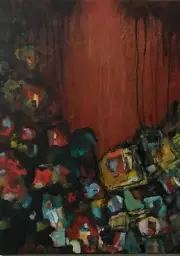 "Budding Out" - 18" x 24" Original One-of-a-Kind Acrylic