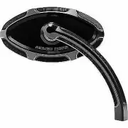 Arlen Ness Right Side Black Beveled Cats Eye Forged Mirror for Harley SOLD EACH
