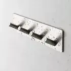 3M Self Adhesive Hook 304 Stainless Steel Key Rack Towel Hanger Bathroom Kitchen