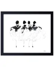 Ready2HangArt Cancan No 4 Framed Print Wall Art