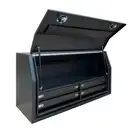 1400 x 600 x 820mm Black Aluminium 4 Drawer Ute Tool Box Truck Trailer Toolbox