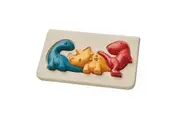 Plan Toys Wood Dino Puzzle Kids Childrens Interactive Play Fun Toy Playset 18M+