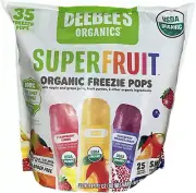 ✨ Organics Superfruit Freezies, 1.35 Fl Oz, Pack of 35