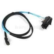 Mini SAS SFF-8087 to four (4) SFF-8482 Connectors with SATA Power 1m