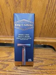 King C. Gillette Double Edge Razor and Blades New In Sealed Package