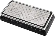 Asyduey Double-Sided Diamond Grinding, Honeycomb Plate with Non-Slip Base (400/1000 Grit)