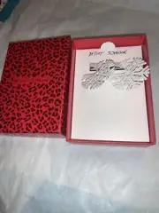 BETSEY JOHNSON Iridescence Snowflake EARRINGS NWT$45