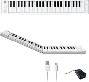 Blackstar Carry-on Folding Piano by | 49 Keys Portable Piano Keyboard USB MIDI Controller