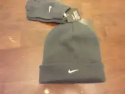 NIKE NEW toboggan pair of gloves boys youth gray