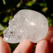 2in AAA Clear Quartz Crystal Skull, Brazil