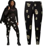 TORRID Moody Skulls Full Length Signature Waist Premium Legging NWT Size 2X