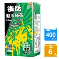 在飛比找momo購物網優惠-【生活】泡沫綠茶400mlx6入/組