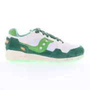Saucony Shadow 5000 S70769-1 Mens Green Suede Lifestyle Sneakers Shoes