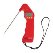 Probe Thermometer Red Easytemp Colour Coded Hygiplas Takeaway Cafe Shop