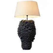 Belle Singita Table Lamp w/ Ceramic Base 62cm - Blue