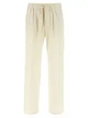 [Lanvin] Lanvin-Cotton Trousers Pantaloni Bianco-Uomo 46IT