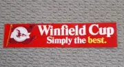 Manly Sticker RARE Winfield Cup Simply The Best Rugby League Vintage 1995 Damage