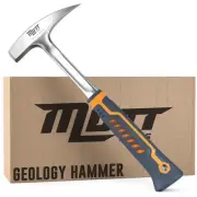 Mutt Tools Geologist Rock Pick Hammer – Heavy Duty 22oz Head Weight Rock Hamm...