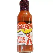 Texas Pete Buffalo Wing Sauce 12oz Medium Hot Chicken Sauce Glass Bottle