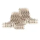 100Pcs Miniature Ornament Fence Picket Fence for Dollhouse