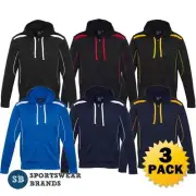 3 x Kids Jacket Hoodie Contrast Sports Boys Girls Size 4 6 8 10 12 14 16 SW310K