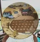 Royal Doulton 'Pumpkin Patch' Collectors Plate 1978 Gold Edge 8495 CA Brown