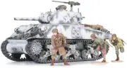Tamiya 1/35 M4A3 Sherman 105mm Howitzer Assault Support Tank Model Kit 35251