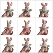 Keyring Ornament Stylish Rabbit Bag Charm Practical Stuffed Rabbit Pendant