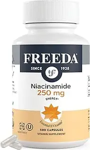Freeda Kosher Niacinamide 250 Mg. - 500 Veg Caps