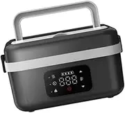 Electric Lunch Box,Wireless Heating,Large Electric Lunch Box for Adults,1L Rechargeable Self-Heating Food Warmer Container, Battery-Powered Heated Lunch Box, Perfect for Work and Travel Use
