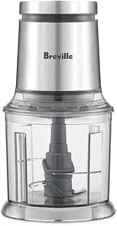 [Breville] the Mini Wizz Quad Blade Food Processor, Brushed Stainless Steel, LFP150BSS