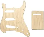 [ZLXHDL] Electric Guitar Pickguard, Plastic Electric Guitar Pickguard with Back Cover Plate Replacement for Electric Guitar Player