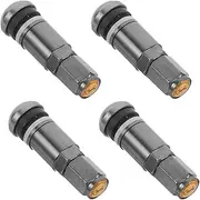 NOLITOY Practical Car Tire Valve Stem Caps 4pcs Aluminum Alloy Leakproof Decorative Vehicle Accessory