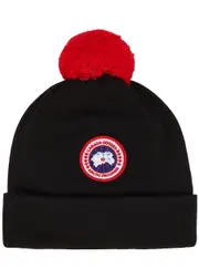 Canada Goose Kids Pompom Wool Beanie - Black One Size