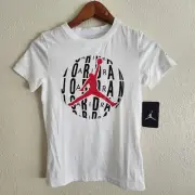Jordan Boys Jumpman World Short Sleeve Sz S 8-10