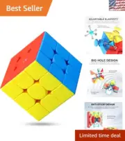 Speed Rubik's Cube 3X3X3 - Stickerless Magic Cube 3X3, Fast Smooth Professional
