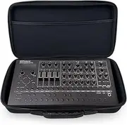 Analog Cases Pulse Case for Roland SH-4D - Heavy Duty EVA Carrying Case with Super Soft Velvet Interior for Premium Protection and Stylish Design with Cable Compartment - Black