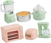 Abaodam 1 Set Mini Kitchen Model for Dollhouse Adornment and Furniture Accessories for Creative Layouts Safe and Lightweight Materials for Photography Props and Mini House Decor