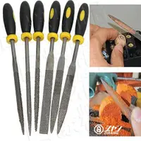 在飛比找蝦皮購物優惠-樣樣樂 六件式銼刀組 研磨工具 鋼銼刀 手工銼刀 圓銼 方銼
