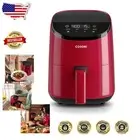 2.1 Qt Red Air Fryer - Bake, Roast, Reheat & Air Fry with Quiet Operation